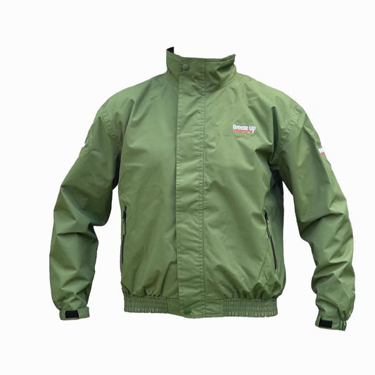 Boomerang Equestrian - Breeze Up Adult Summer Waterproof Jacket Green