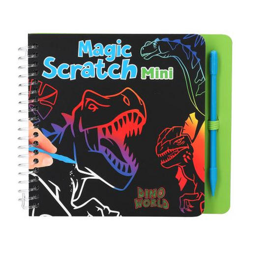 Boomerang Equestrian - Dino World Mini Magic Scratch Book