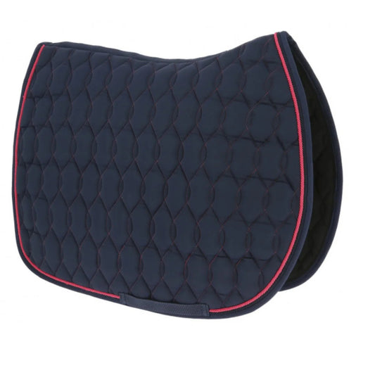 Boomerang Equestrian - Equitheme Saddle Pad Navy/Pink With Pink Ears