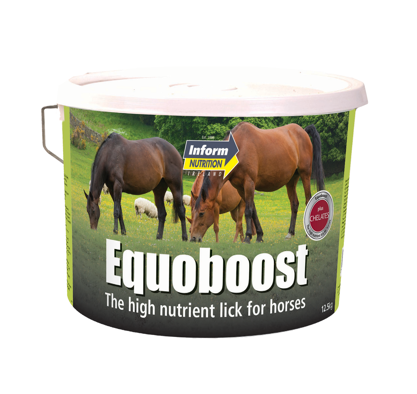 Boomerang Equestrian - Equoboost Mineral Lick Bucket 12.5 KG
