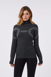 Vestrum Ladies Essen Knitwear Turtle Neck Charcoal/Grey