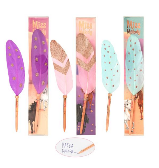 Boomerang Equestrian - Miss Melody Feather Ballpen
