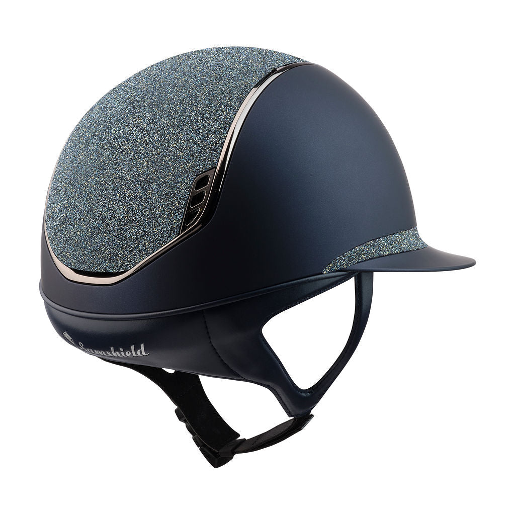 Samshield Custom | Miss 2.0 Shadowmatt Helmet Ocean Depth Top & Frontal Band | Navy