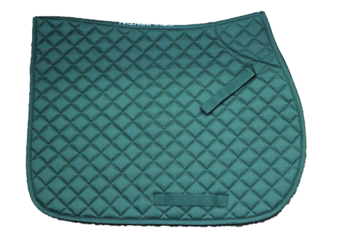 Boomerang Equestrian - Equisential Cotton Saddle Pad Green