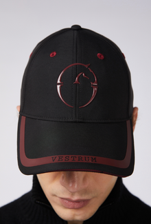  Vestrum Key West Cap Black/Ruby Wine One Size