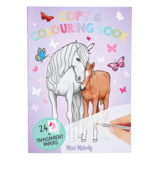 Boomerang Equestrian - Miss Melody Copy and Coloouring Book