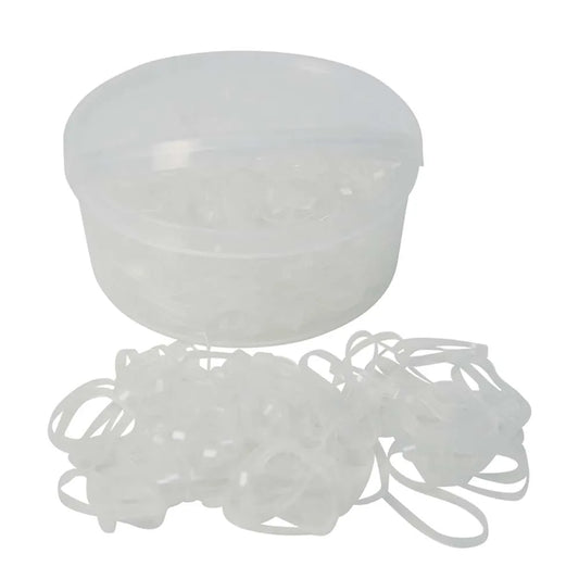Boomerang Equestrian - Lincoln Silicone Plaiting Bands Clear