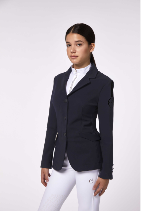 Boomerang Equestrian - Vestrum Junior Parma Competition Jacket Navy/Black