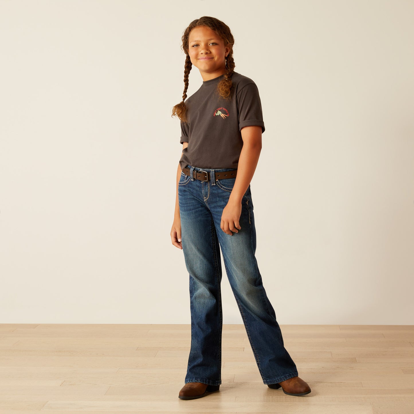 Boomerang Equestrian - Ariat Youth Treat Supply T-Shirt Vintage Black