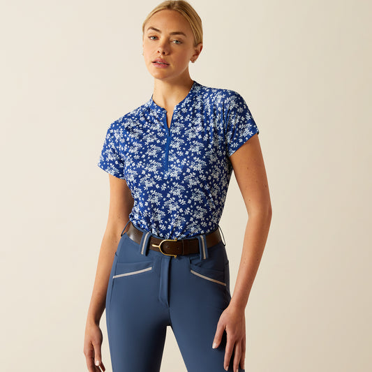 Boomerang Equestrian - Ariat Ladies Labyrinth 1/4 Zip Baselayer Floral