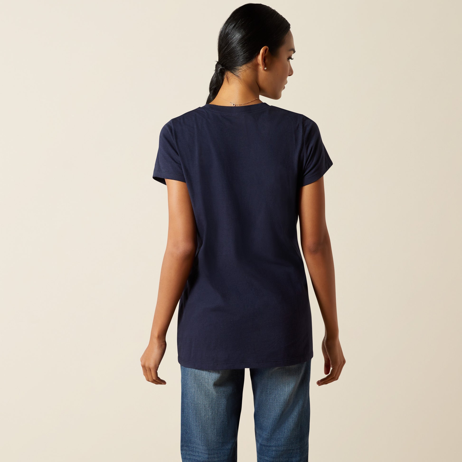 Boomerang Equestrian - Ariat Youth Hay Girl T-Shirt Navy
