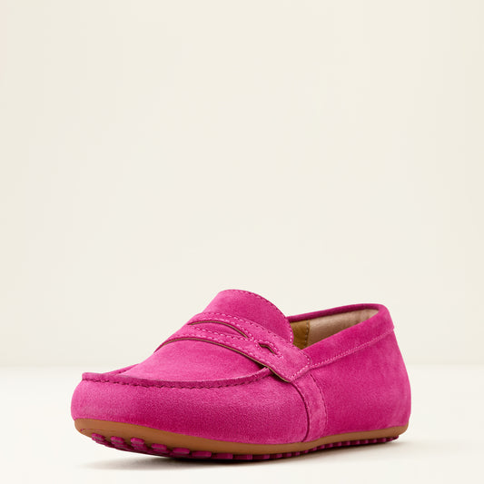 Boomerang Equestrian - Ariat Ladies Selene Driving Moccasin Shoe Hot Pink