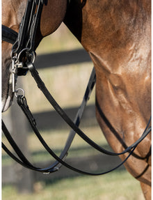  Equiline Plain Leather Weymouth Reins