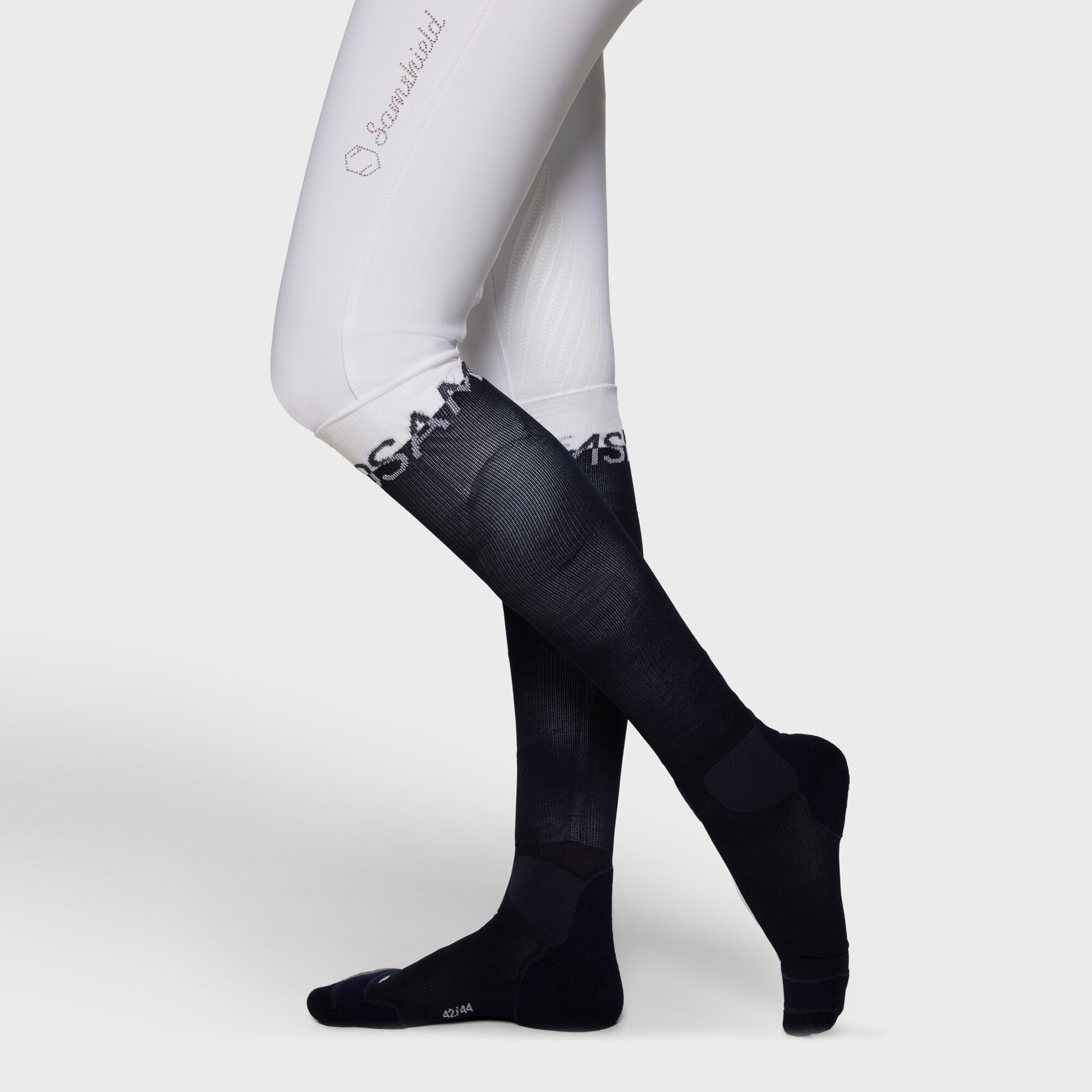 Boomerang Equestrian - Samshield Unisex Balzane Coolmax Socks Navy