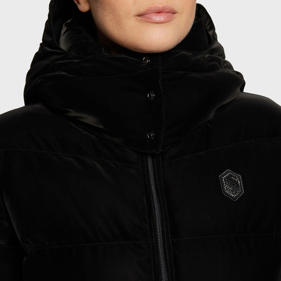 Samshield Ladies Puffer Bomber Billivelour Black