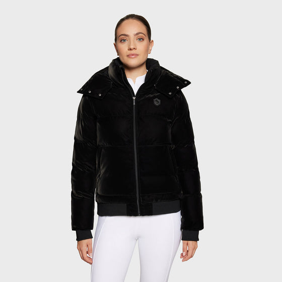 Samshield Ladies Puffer Bomber Billivelour Black