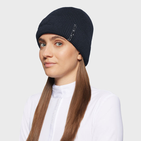 Boomerang Equestrian - Samshield Ladies Mira Premium Beanie Navy
