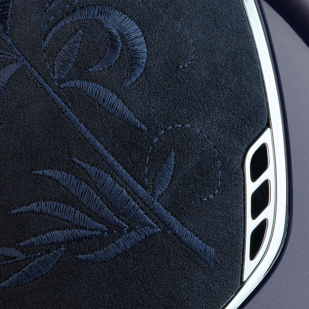 Samshield Custom | Miss 2.0 Shadowglossy Flower Embroidery | Blue