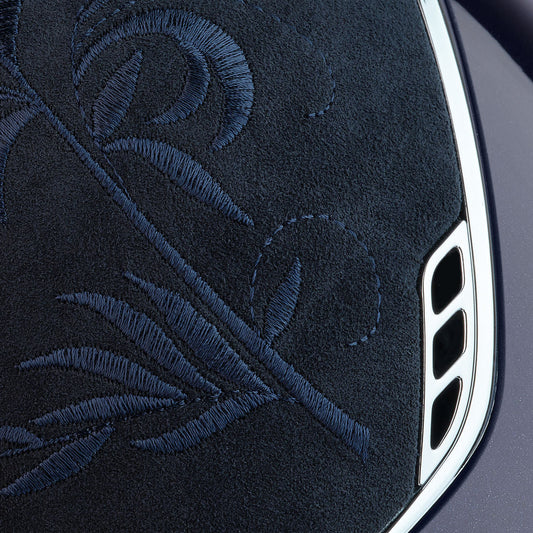 Samshield Custom | Miss 2.0 Shadowglossy Flower Embroidery | Blue