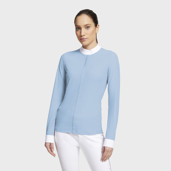 Samshield Ladies Long Sleeved Competition Shirt Roxane Premium Cashmere Blue