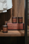 Adamsbro Candle Set Amber/Lemon/Bergamot