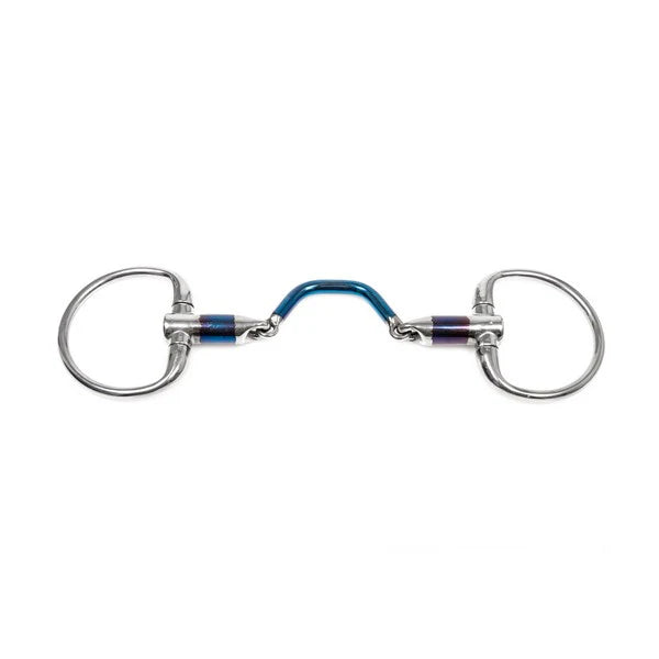 Boomerang Equestrian - Trust Sweet Iron Eggbutt Bit With Wide Port