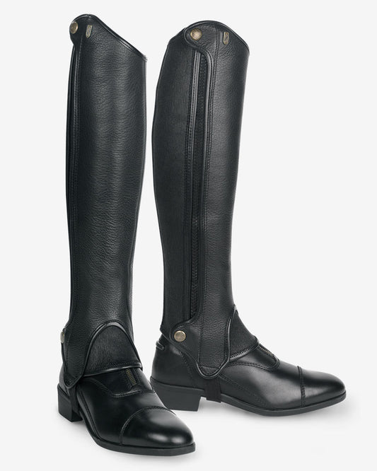 Boomerang Equestrian - Tredstep Deluxe Half Chap Black