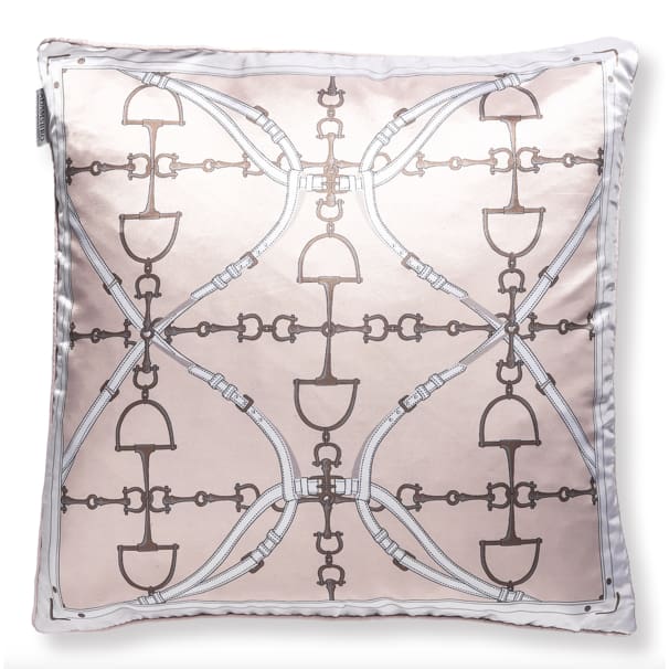 Adamsbro Apricot Luxury Bite Cushion Silk 55 cm x 55 cm - 55 cm x 55 cm / APRICOT - Cushion