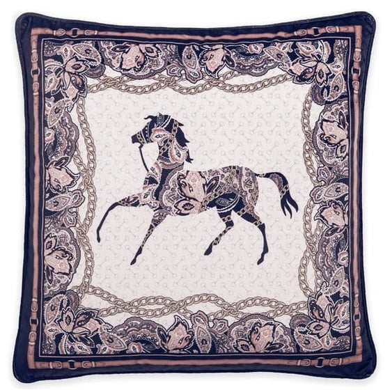 Adamsbro Arabic Horse Cushion Black 55 cm x 55 cm - Cushion