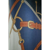 Adamsbro Cashmere Scarf Horsehead Navy - scarf