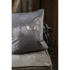 Adamsbro Cheval Print Brown Velvet Cushion - ONESIZE - Cushion