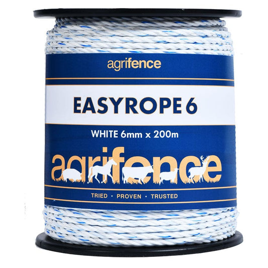 Boomerang Equestrian - Agrifence Easyrope 6 Paddock Rope 200m x 6mm