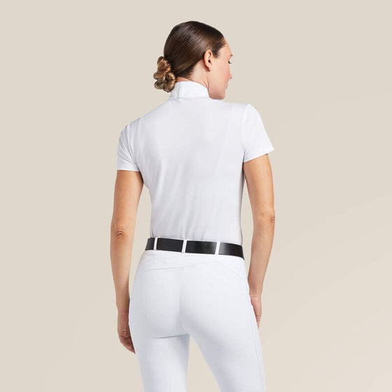 Ariat Ladies Aptos Show Shirt White - Ladies Show Shirt
