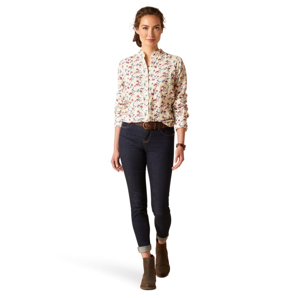 Ariat Ladies Clarion Blouse Mod Floral - Ladies Shirt