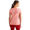 Ariat Ladies Petal Font T Shirt Flamingo Plume - Ladies T Shirt
