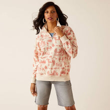  Ariat Ladies Ranger 1/2 Zip Sweatshirt Oatmeal - Sweat Shirt