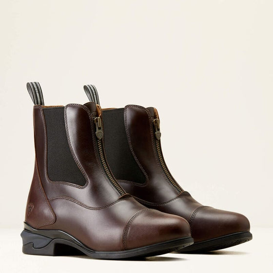 Ariat Men’s Devon Zip Paddock Boots Waxed Chocolate - UK 9/ EU 43 - Riding Boots