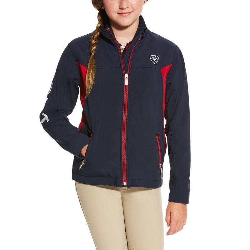 Ariat Youth New Team Softshell Navy - Jacket