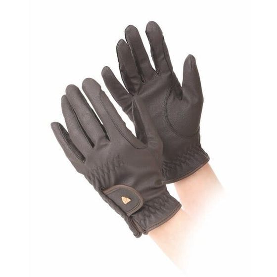 Aubrion PU Riding Gloves Adult - Gloves