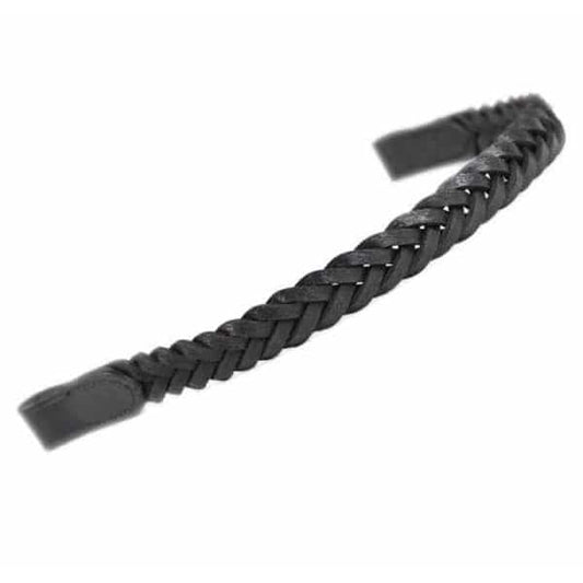 Boomerang Equestrian - Shires Aviemore Velociti Gara Plaited Browband Black