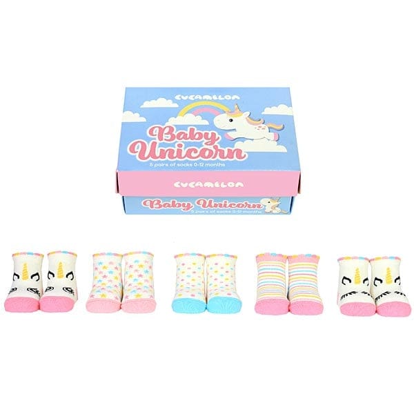 Boomerang Equestrian - Baby Unicorn Gift Box Socks