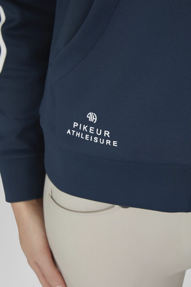 Pikeur Ladies Athleisure Zip Hoody Sweatshirt Bargen Pine Green