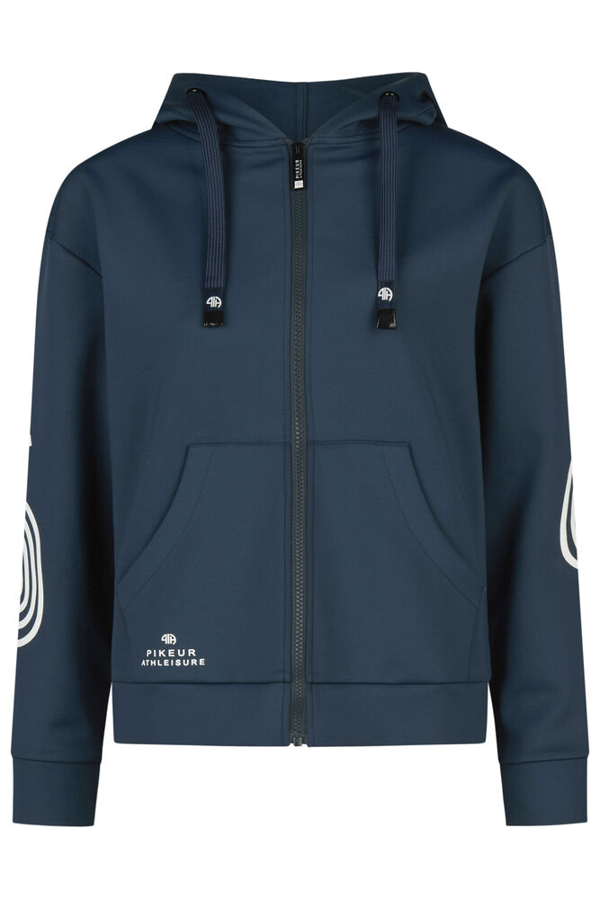 Pikeur Ladies Athleisure Zip Hoody Sweatshirt Bargen Pine Green
