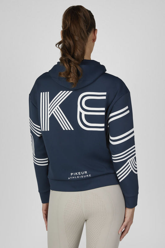 Pikeur Ladies Athleisure Zip Hoody Sweatshirt Bargen Pine Green