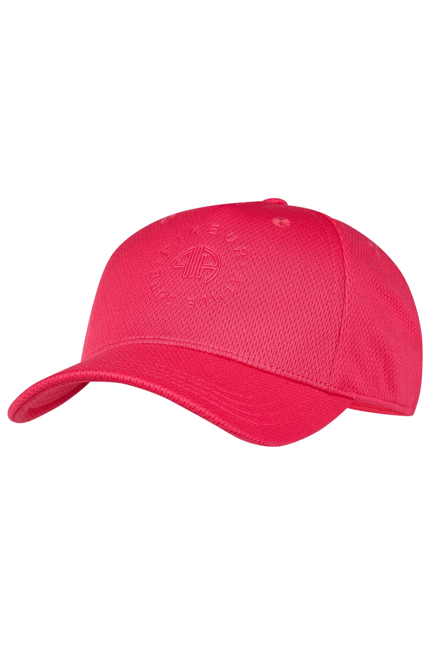 Pink baseball cap on a white background