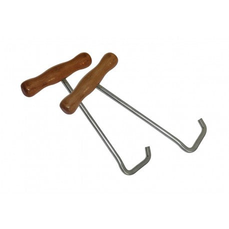 Boomerang Equestrian - Boot Hooks With Wooden Handle