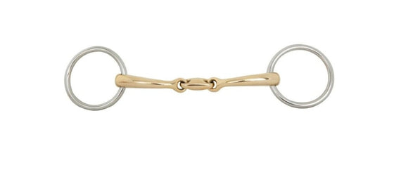 BR Bradoon Soft Contact Curved Snaffle With Lozenge - 12 cm - Bit