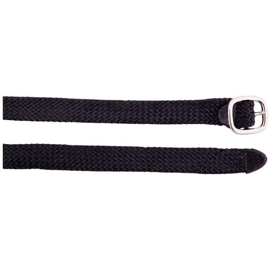 Boomerang Equestrian - BR Braided Spur Straps Black