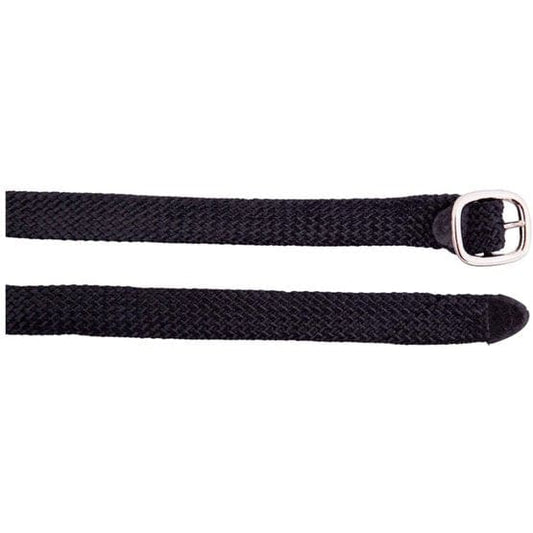 Boomerang Equestrian - BR Braided Spur Straps Black