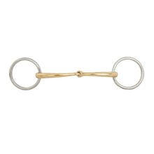  BR Copper Bradoon Soft Contact Curved Loose Ring Snaffle - Bit